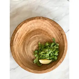 hand crafted Large salad bowl